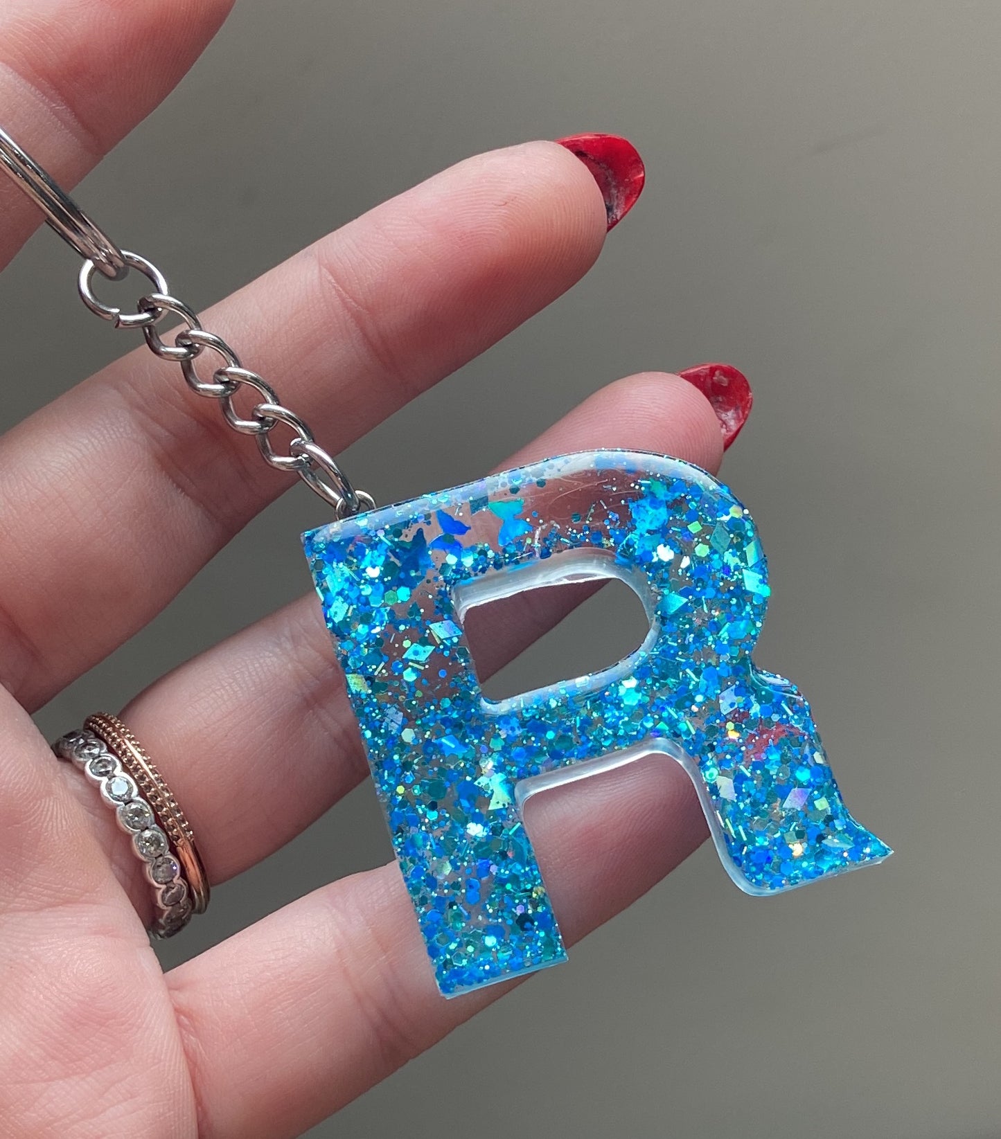 Porte-clés lettres de Q à Z