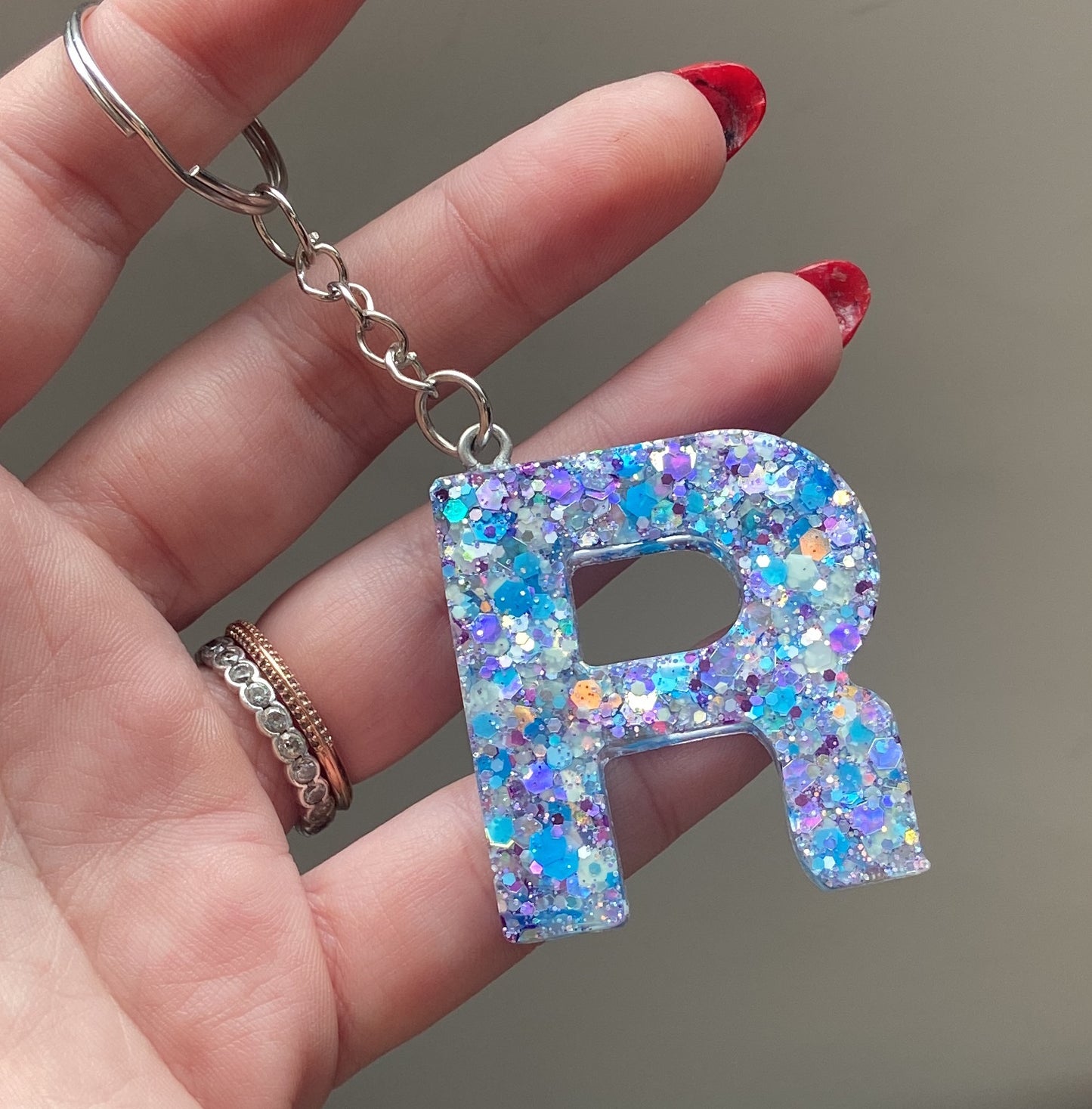 Porte-clés lettres de Q à Z