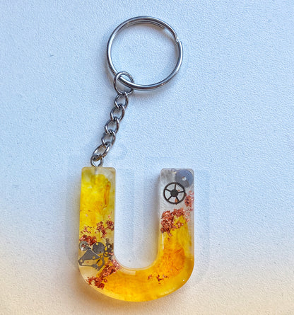 Porte-clés lettres de Q à Z