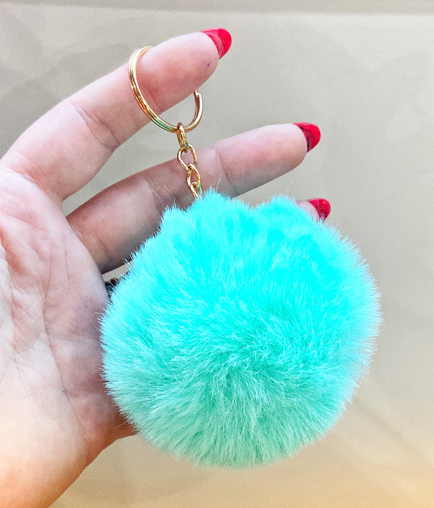 Porte-clés Pompon doux