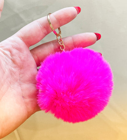 Porte-clés Pompon doux