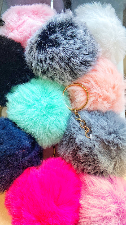 Porte-clés Pompon doux